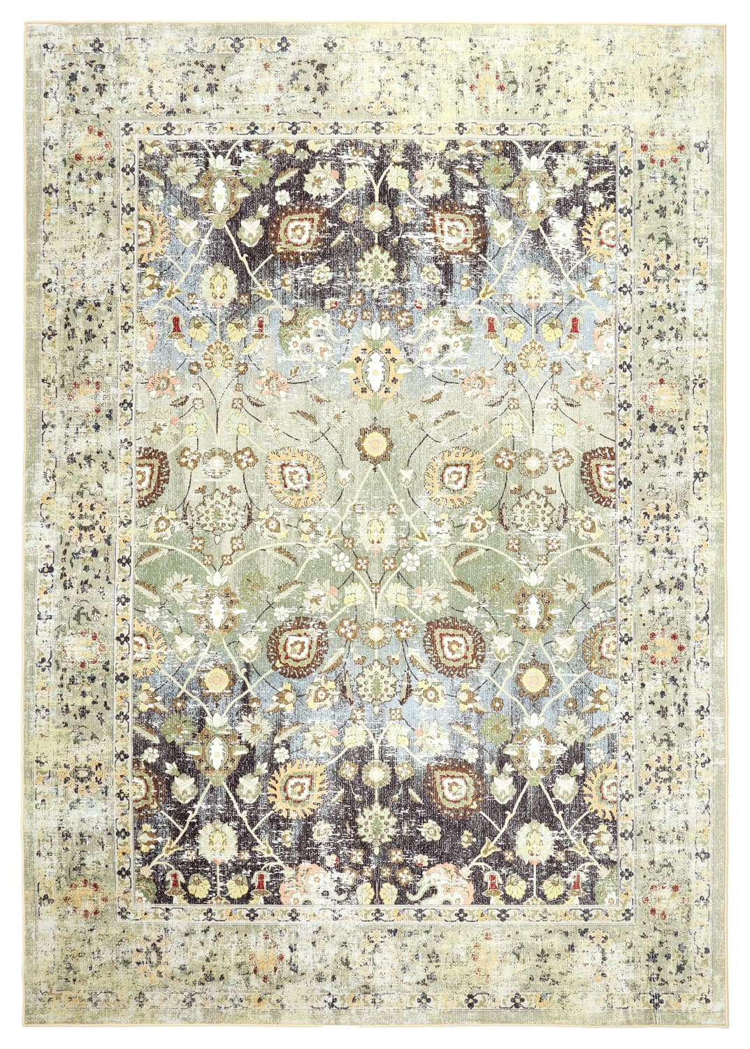 Wilton-teppe - Bouhjar (beige/multi) (Størrelse: 200 x 280 cm)
