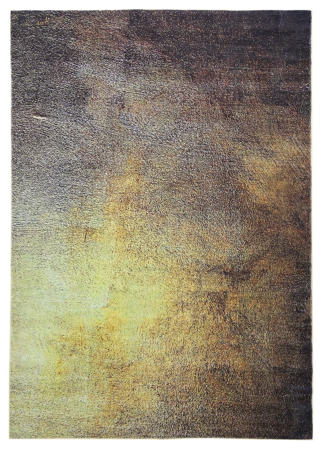 Wilton-teppe - Oristano (brun/gull) (Størrelse: 160 x 230 cm)