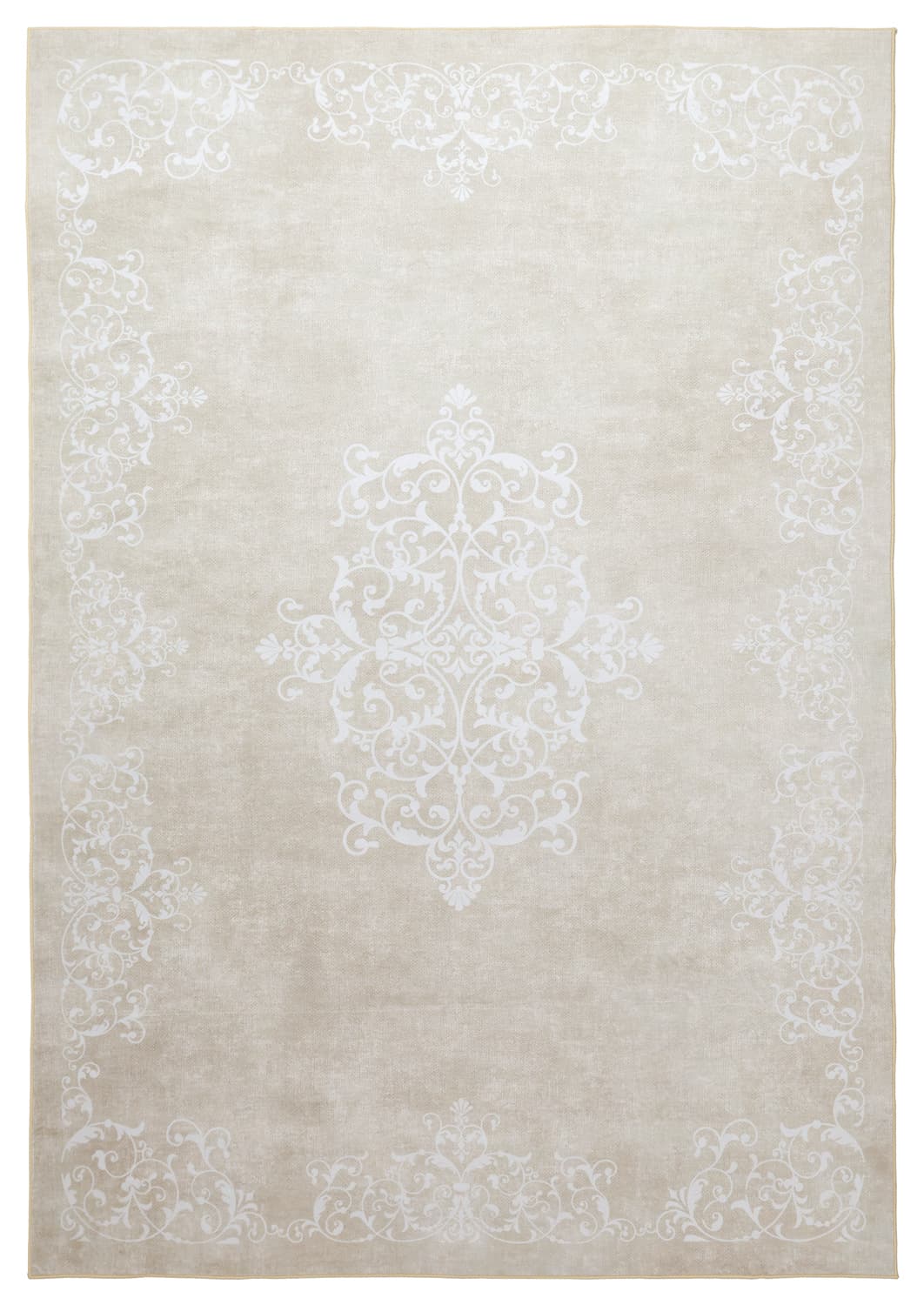 Wilton-teppe - Santi (beige/hvit) (Størrelse: 200 x 280 cm)
